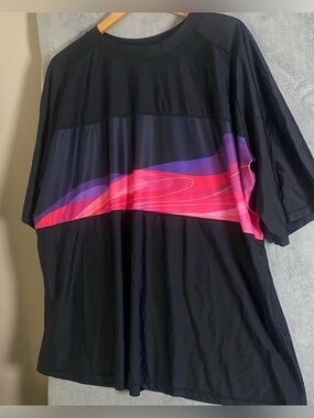 Halcurt Women's Short Sleeve Swim Shirts Loose Fit Sun Protection size 4X